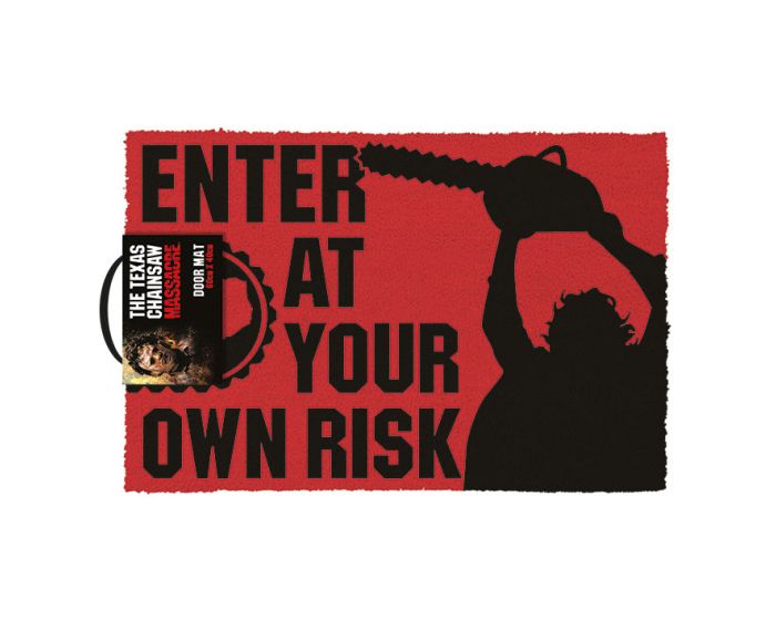 Texas Chainsaw Massacre (Enter at your Own Risk) Door Mat - Πατάκι Εισόδου 40x60cm