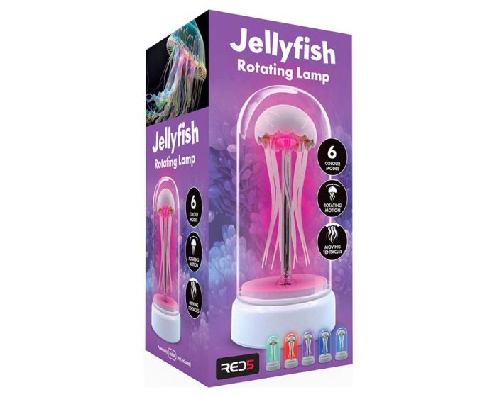 RED5 RGB Jellyfish Lamp Λάμπα με Τρισδιάστατη Μέδουσα & Αλλαγή Χρωμάτων LED