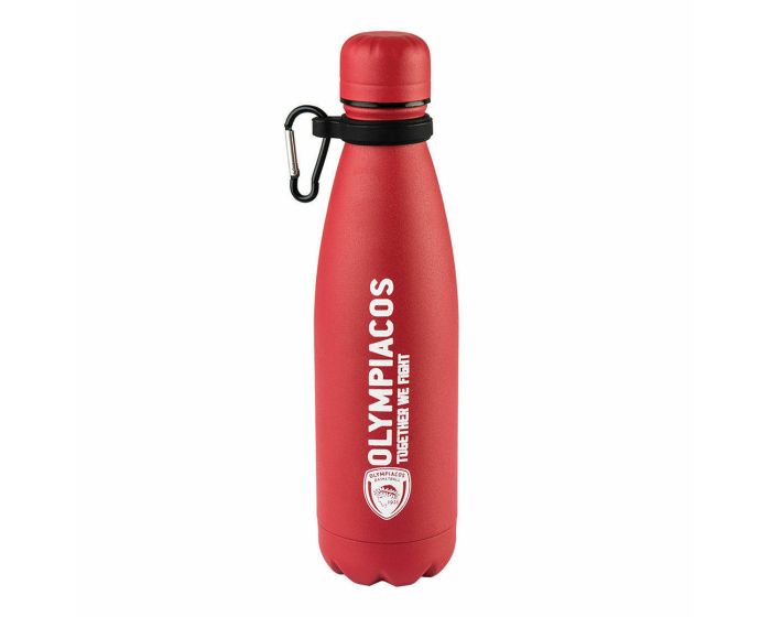 Estia Travel Flask (00-12304) Stainless Steel Bottle 500ml Θερμός - Olympiacos B.C. Official