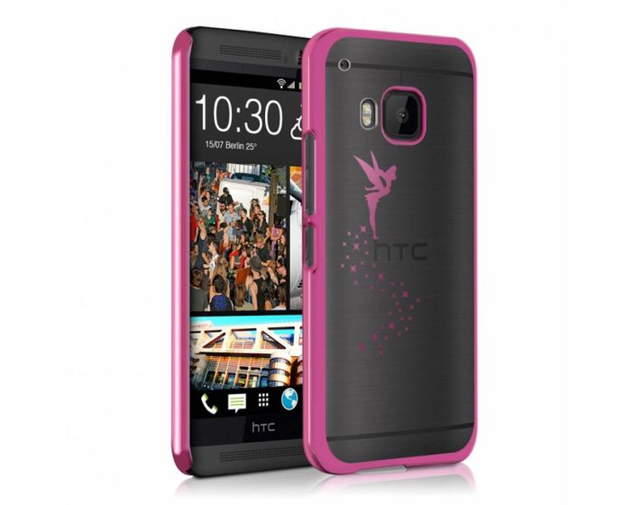 Ultra Thin Crystal Glitter Fairy Case (28742.02) Πλαστική Θήκη Pink (HTC One M9)