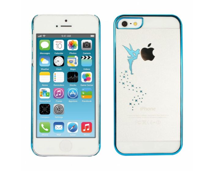 Ultra Thin Crystal Glitter Fairy Case (17259.23) Πλαστική Θήκη Blue (iPhone 5 / 5s / SE)
