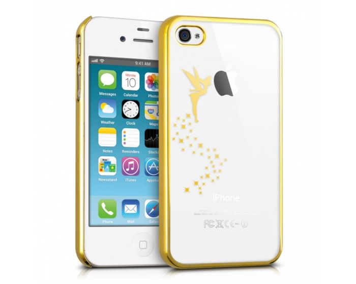 Ultra Thin Crystal Glitter Fairy Case (17260.21) Πλαστική Θήκη Gold (iPhone 4 / 4s)