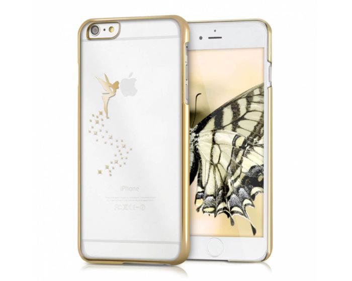Ultra Thin Crystal Glitter Fairy Case (35098.01) Πλαστική Θήκη Gold - Design 1 (iPhone 6 Plus / 6s Plus)