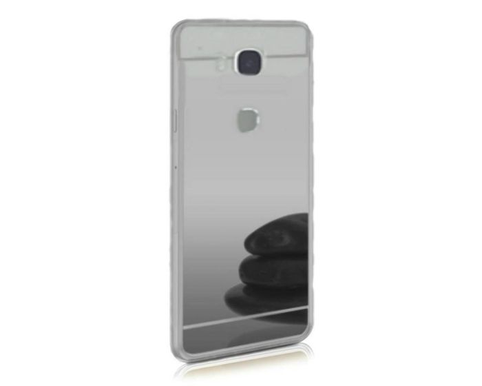 Forcell Mirror Slim Fit Gel Case Θήκη Σιλικόνης Silver (Huawei Honor 5X)