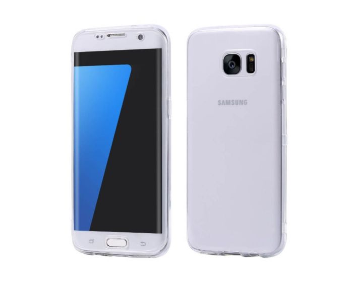 Forcell Full Face Ultra Thin 0.3mm Silicone Case Όψης & Πλάτης Διάφανη (Samsung Galaxy S7 Edge)