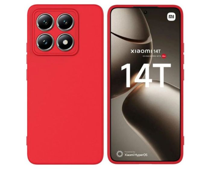 Tint Liquid Silicone Case Θήκη Σιλικόνης Red (Xiaomi 14T)