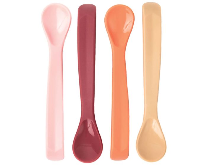 Tiny Twinkle Silicone Baby Spoons Set of 4 Κουτάλια Σιλικόνης 4 τεμ. - Girl