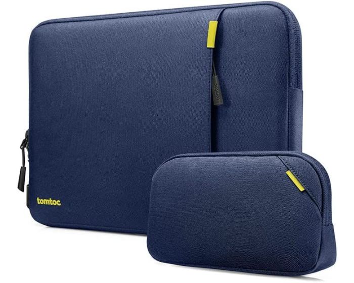 Tomtoc A13 Recycled Sleeve with Accessory Pouch Τσάντα με Θήκη Αξεσουάρ για MacBook / Laptop 13'' - Navy Blue