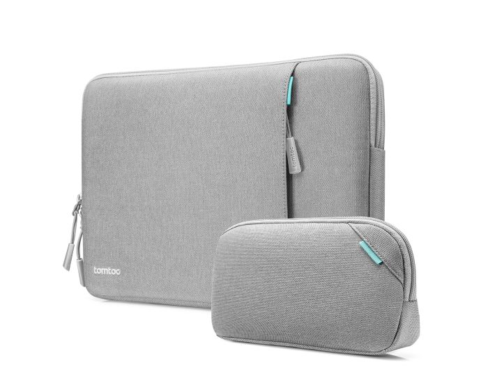 Tomtoc A13 Recycled Sleeve with Accessory Pouch Τσάντα με Θήκη Αξεσουάρ για MacBook / Laptop 16'' - Gray