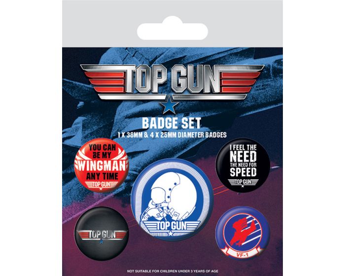 Top Gun (Iconic) Badge Pack - Σετ 5 Κονκάρδες