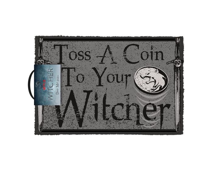 The Witcher (Toss a Coin) Door Mat - Πατάκι Εισόδου 40x60cm