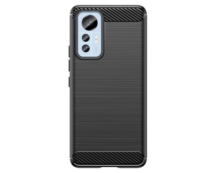 TPU Carbon Rugged Armor Case Ανθεκτική Θήκη Black (Xiaomi 12 Lite)