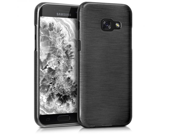 KWmobile Jelly Brushed Slim Case Θήκη Σιλικόνης (40690.73) Black (Samsung Galaxy A3 2017)