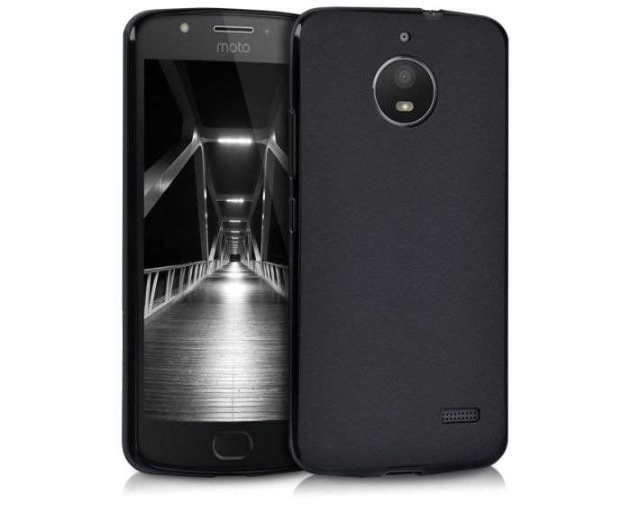 KWmobile TPU Silicone Case (42352.47) Black Matte (Motorola Moto E4)