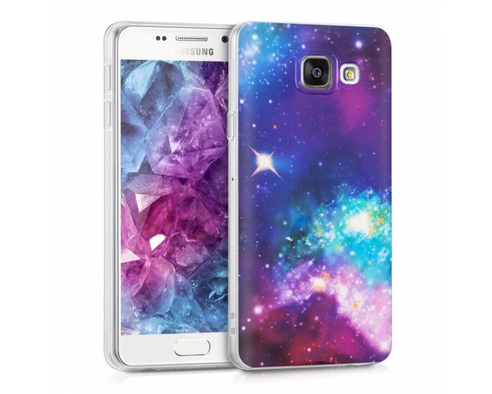 KWmobile Galaxy Design Silicone Case (38375.06) Θήκη Σιλικόνης (Samsung Galaxy A3 II - 2016)