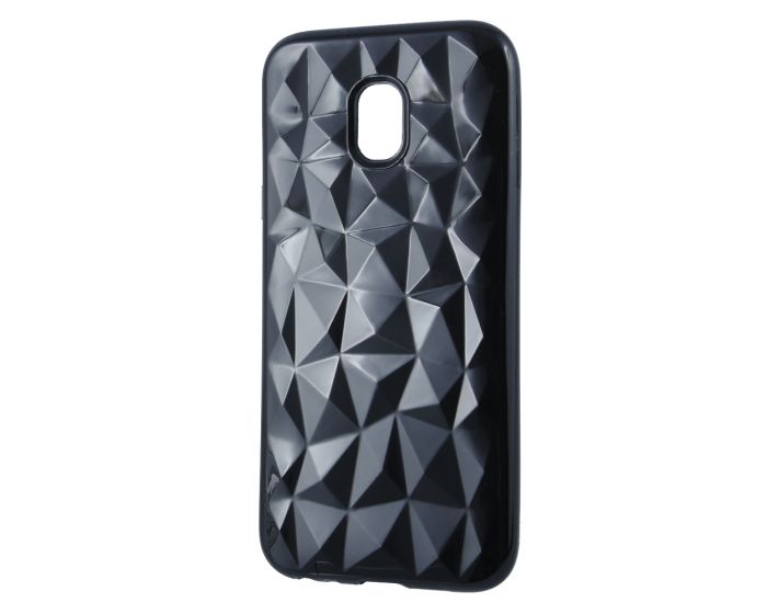 Forcell Air Prism 3D Pattern Flexible Θήκη Σιλικόνης Black (Samsung Galaxy J3 2017)