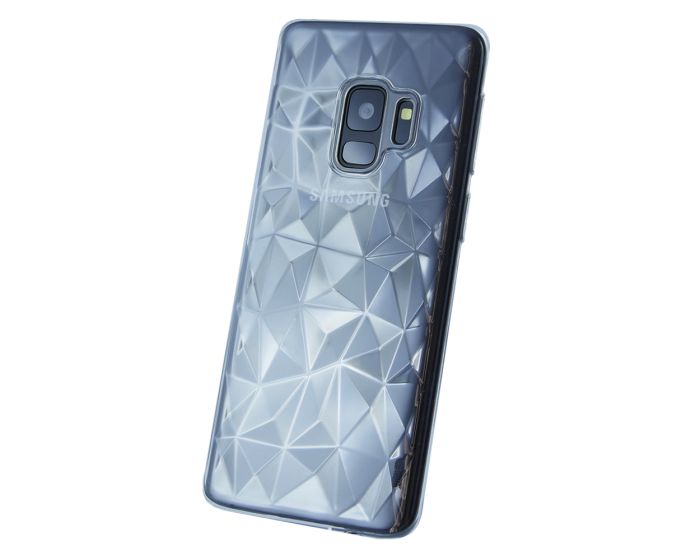 Forcell Air Prism 3D Pattern Flexible Θήκη Σιλικόνης Clear (Samsung Galaxy S9)