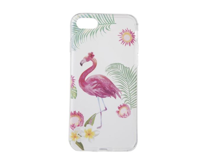 Forcell Slim Fit Gel Case Summer Flamingo Θήκη Σιλικόνης (iPhone 6 Plus / 6s Plus)