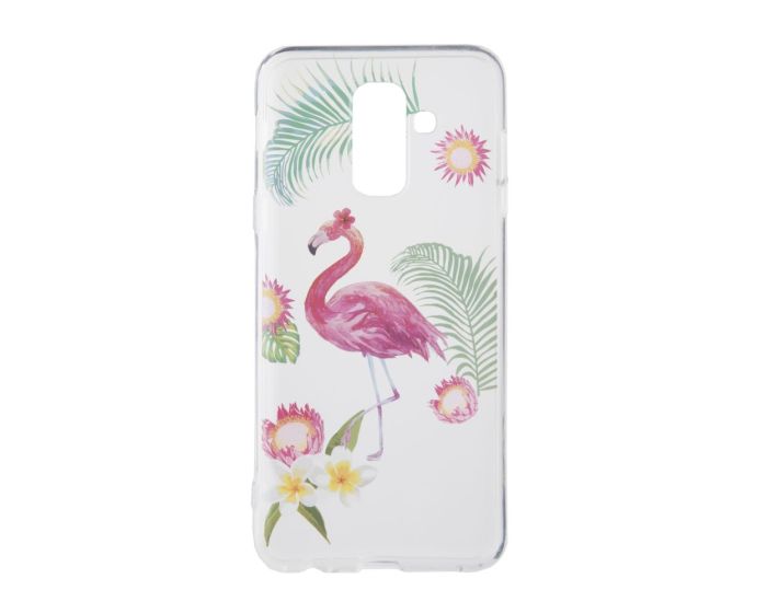 Forcell Slim Fit Gel Case Summer Flamingo Θήκη Σιλικόνης (Samsung Galaxy A6 Plus 2018)