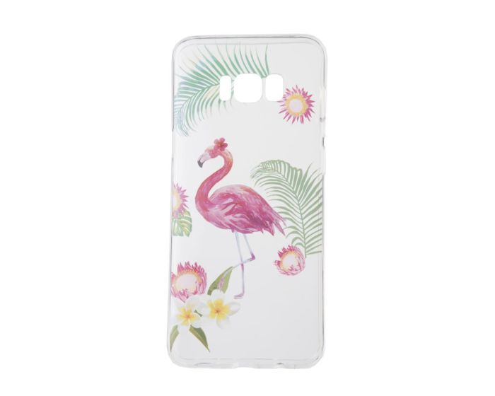 Forcell Slim Fit Gel Case Summer Flamingo Θήκη Σιλικόνης (Samsung Galaxy S8 Plus)
