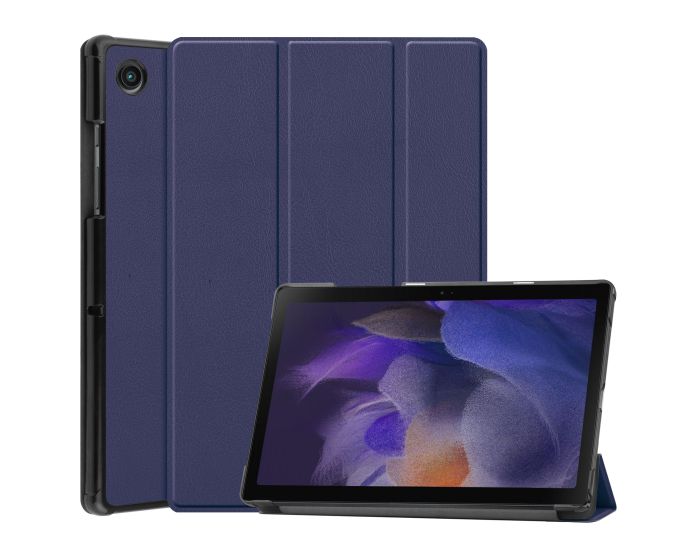 Tri-Fold Book Case με δυνατότητα Stand - Dark Blue (Samsung Galaxy Tab A8 10.5)