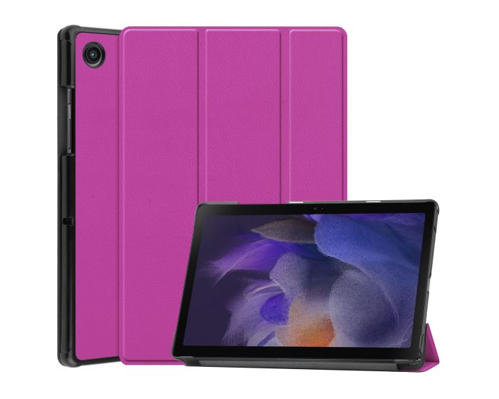 Tri-Fold Book Case με δυνατότητα Stand - Violet (Samsung Galaxy Tab A8 10.5)