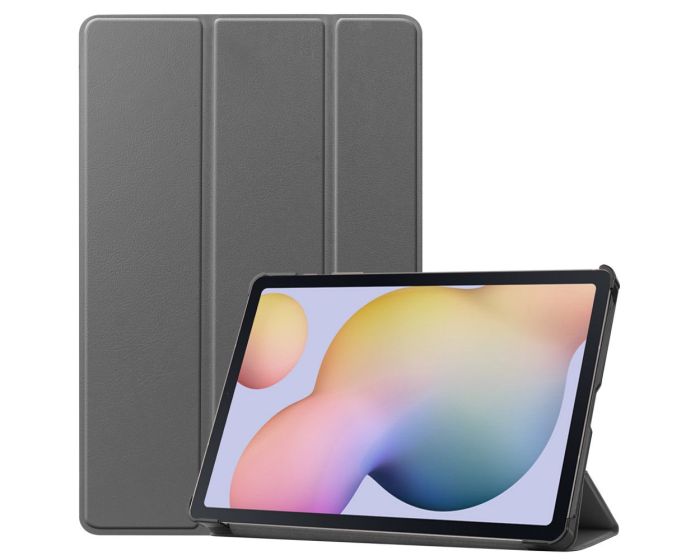 Tri-Fold Book Case με δυνατότητα Stand - Grey (Samsung Galaxy Tab S7 / S8 11.0)
