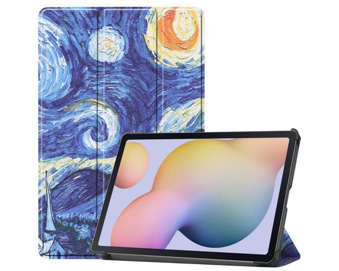 Tri-Fold Book Case με δυνατότητα Stand - Starry Night (Samsung Galaxy Tab S7 / S8 11.0)
