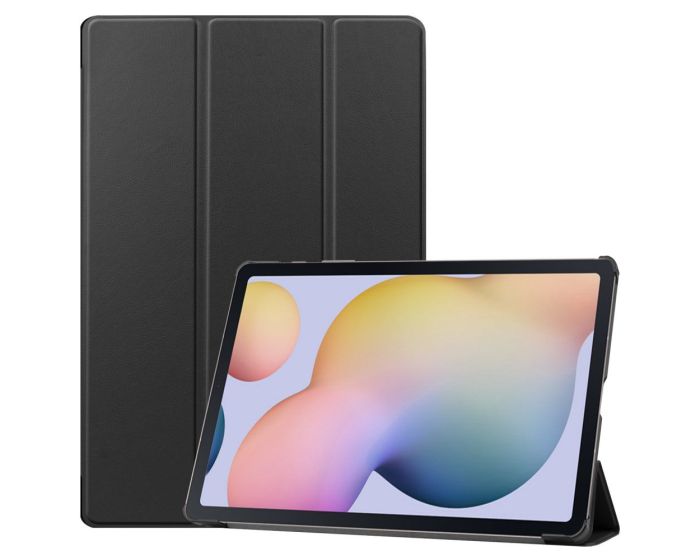 Tri-Fold Book Case με δυνατότητα Stand - Black (Samsung Galaxy Tab S7 Plus 12.4 / S8 Plus 12.4)