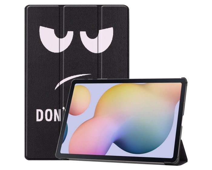 Tri-Fold Book Case με δυνατότητα Stand - Don't Touch Me (Samsung Galaxy Tab S7 Plus 12.4 / S8 Plus 12.4)