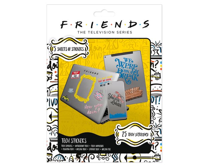 Friends (How You Doin') Tech Sticker Pack - Σετ 25 Αυτοκόλλητα