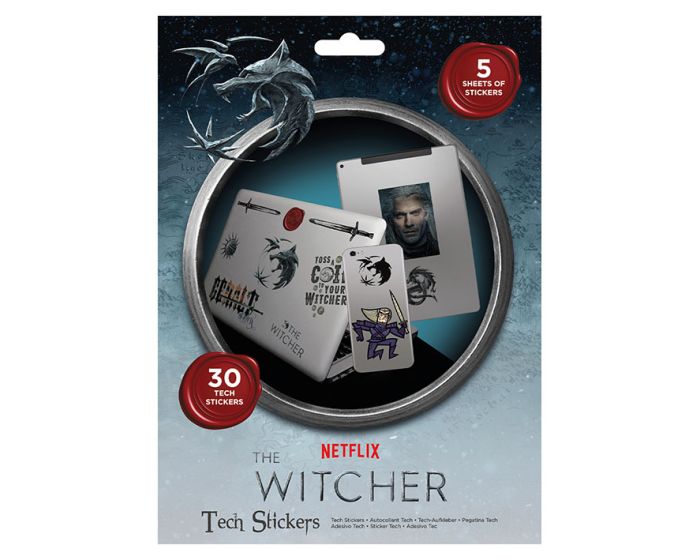 The Witcher (Monster Hunter) Tech Sticker Pack - Σετ 30 Αυτοκόλλητα