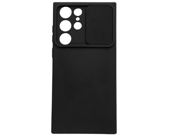 TPU Cover with Camshield Θήκη με Κάλυμμα Κάμερας - Black (Samsung Galaxy S22 Ultra 5G)
