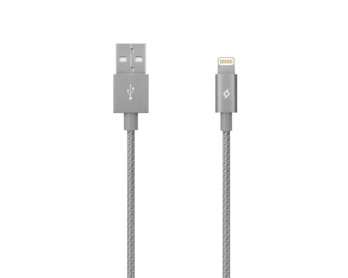 TTEC AlumiCable MFI Lightning (2DKM02UG) Data Sync & Charging Cable 1m Space Grey