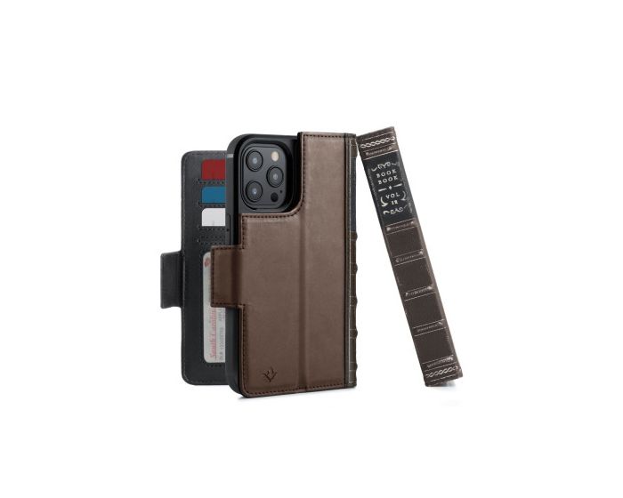 Twelve South BookBook Leather MagSafe Case Δερμάτινη Θήκη (iPhone 12 / 12 Pro) - Brown