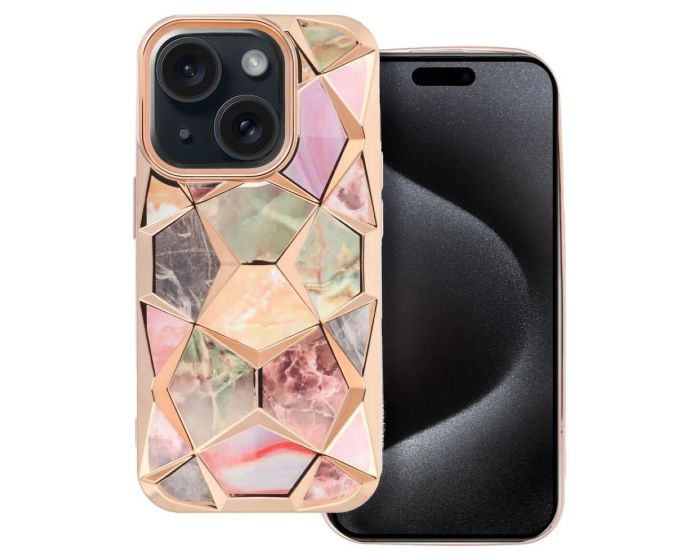 TWINKI Hybrid Dual Marble Case Θήκη Gold (iPhone 11)