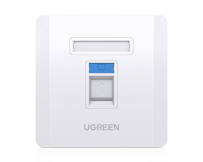 Ugreen 5x Wall Socket Internet LAN RJ45 (80181 NW144) Πρίζα Ίντερνετ - White