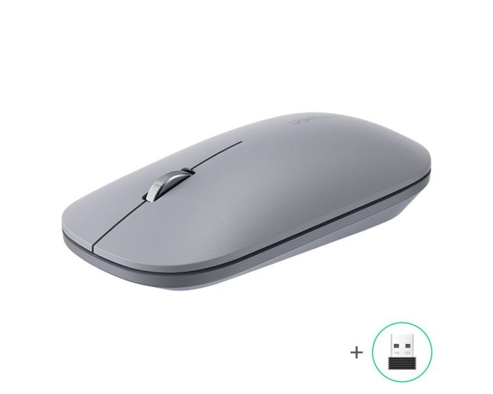 UGREEN Handy Wireless USB Mouse (mu001) Ασύρματο Ποντίκι Υπολογιστή - Gray