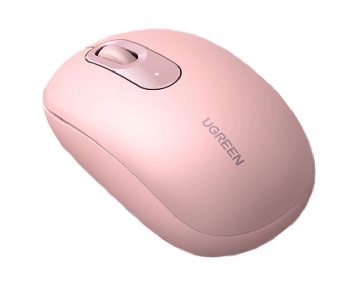 UGREEN MU105 Wireless USB Mouse 2.4GHz Ασύρματο Ποντίκι Υπολογιστή - Pink