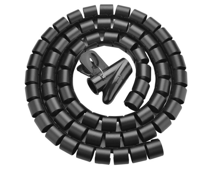 UGREEN Spiral Tube Cable Organizer Σπιράλ Οργάνωσης Καλωδίων 1,5m -  Black