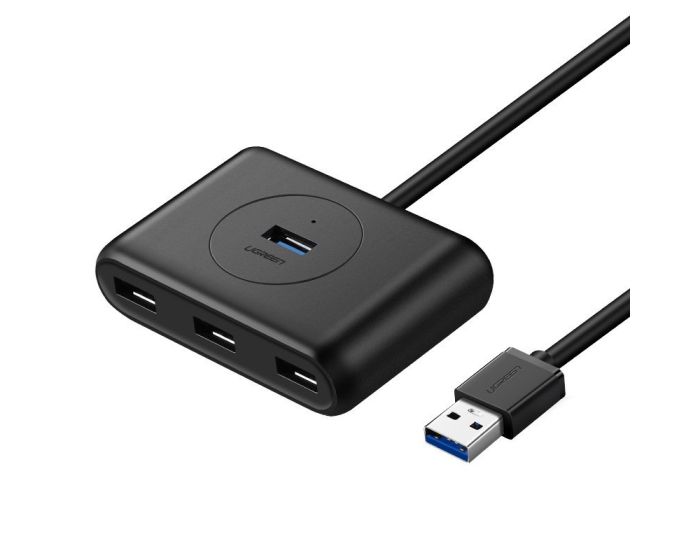 Ugreen USB 4-Ports Hub USB A to 4xUSB 3.2 (CR113 20291) Αντάπτορας - Black