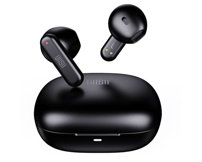 UiiSii TWS81 Wireless Bluetooth Stereo Earbuds with Charging Box - Black
