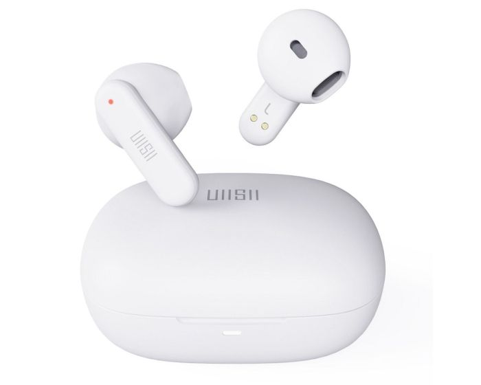 UiiSii TWS81 Wireless Bluetooth Stereo Earbuds with Charging Box - White