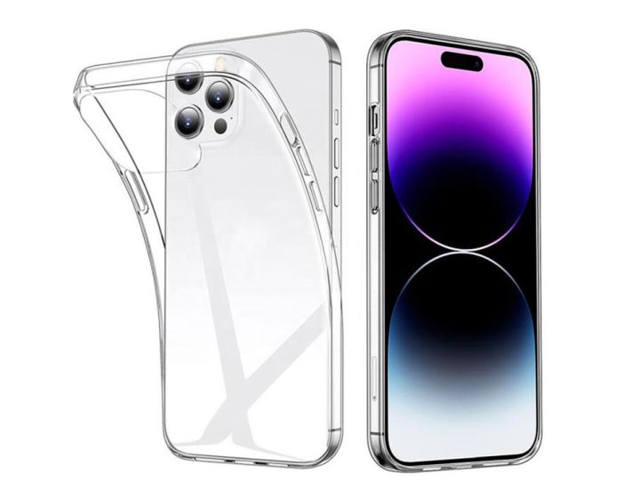 Ultra Slim 0.5mm Silicone Case Θήκη Σιλικόνης Διάφανο (iPhone 14 Pro Max)