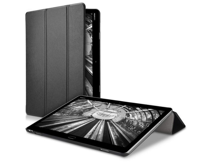 KWmobile Ultra Slim Smart Cover Case (41997.01) με δυνατότητα Stand - Black (Huawei MediaPad M3 Lite 10.1'')