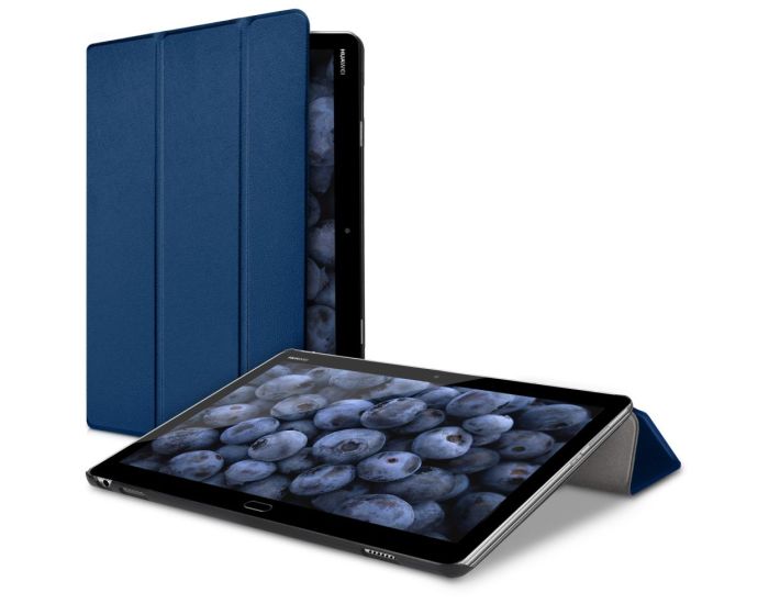 KWmobile Ultra Slim Smart Cover Case (41997.17) με δυνατότητα Stand - Dark Blue (Huawei MediaPad M3 Lite 10.1'')