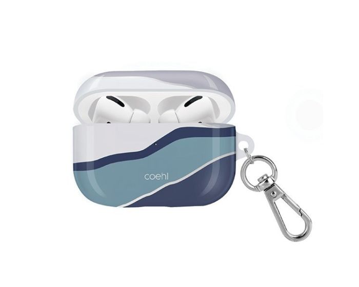UNIQ Coehl Ciel Airpods Pro Case Ανθεκτική Θήκη για Airpods Pro - Twilight Blue