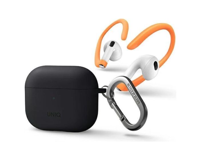 UNIQ Nexo Protective Case & Ear Hooks για τα Apple AirPods 3 - Grey