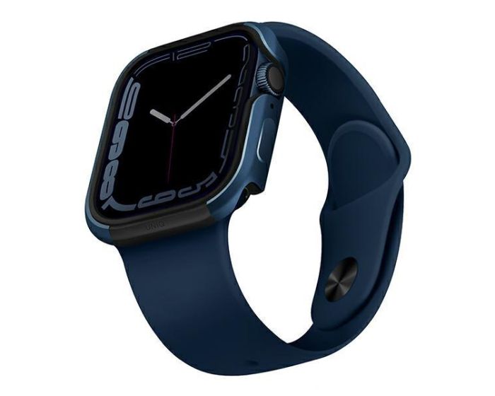 UNIQ Valencia Protective Case Θήκη Blue για Apple Watch 44/45 mm (Series 4/5/6/7/8/9/SE)