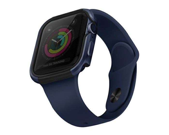 UNIQ Valencia Protective Case Θήκη Blue για Apple Watch 44mm (Series 4/5/6/SE)